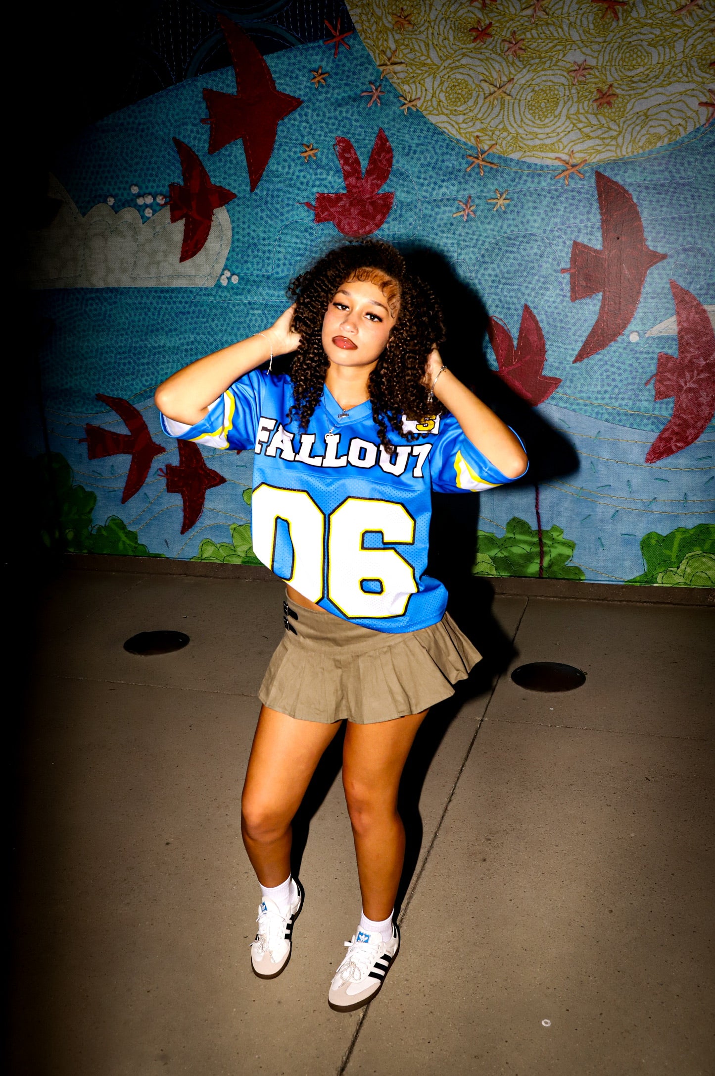 FALLOUT VARSITY JERSEY “BLUE”