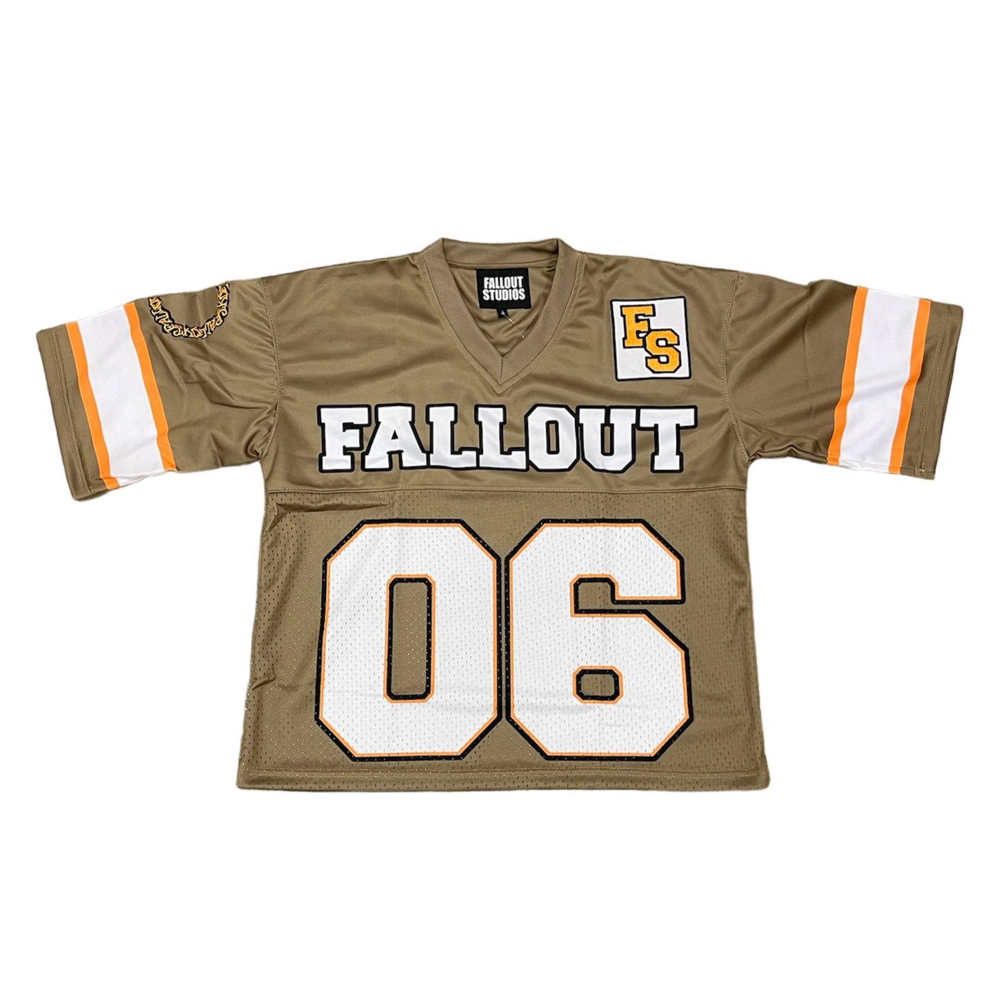 FALLOUT VARSITY JERSEY "BROWN"