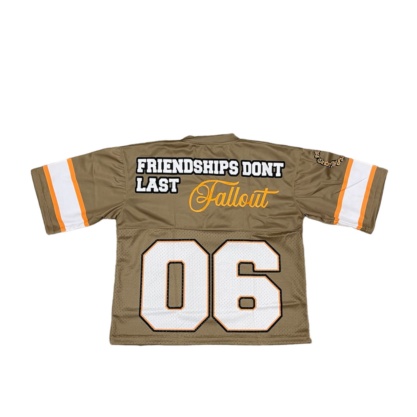 FALLOUT VARSITY JERSEY "BROWN"