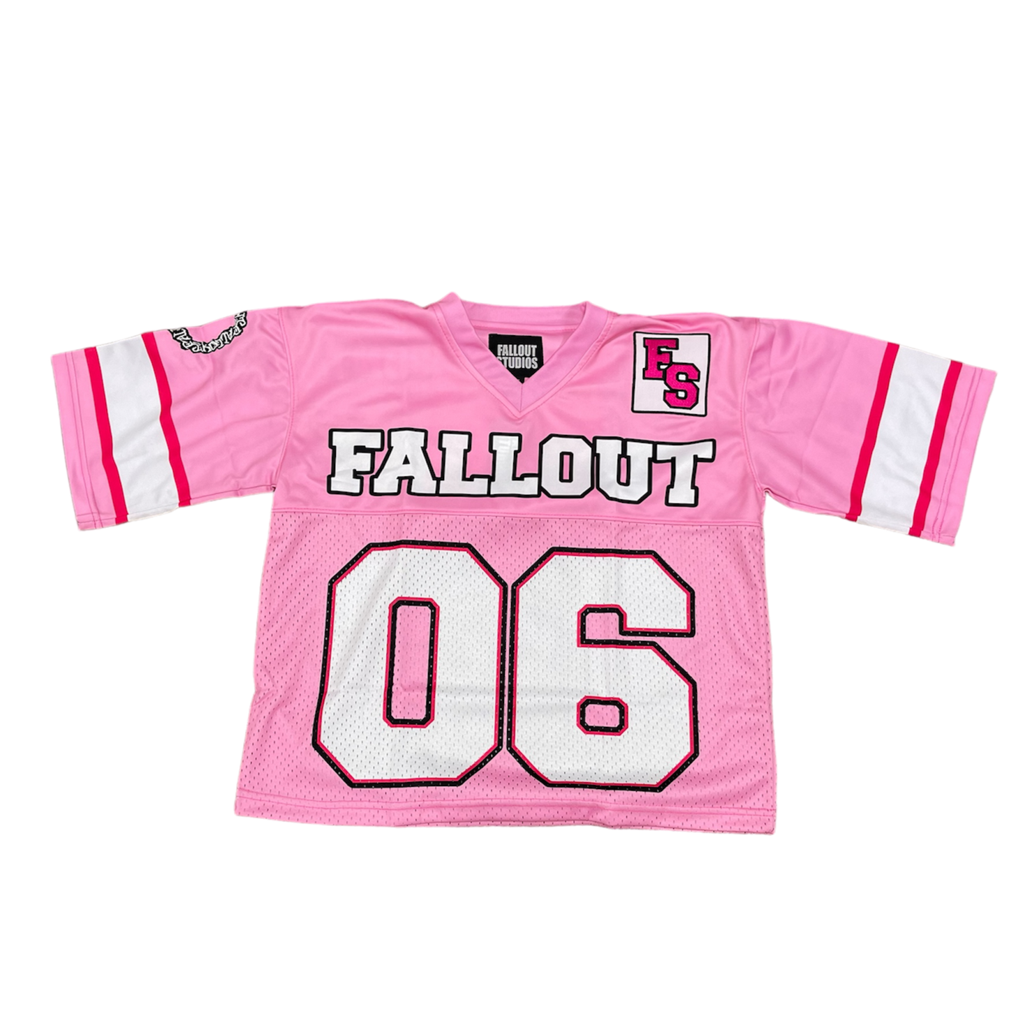 FALLOUT VARSITY JERSEY "PINK"