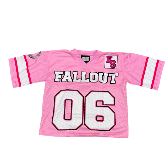 FALLOUT VARSITY JERSEY "PINK"